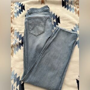 Rewash Light Gray Straight Leg Jeans